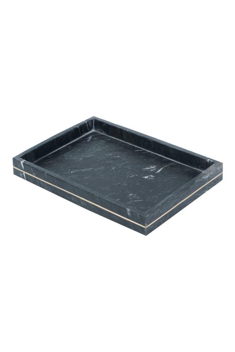 Marble Tray, Main, color, BLACK/ BRASS