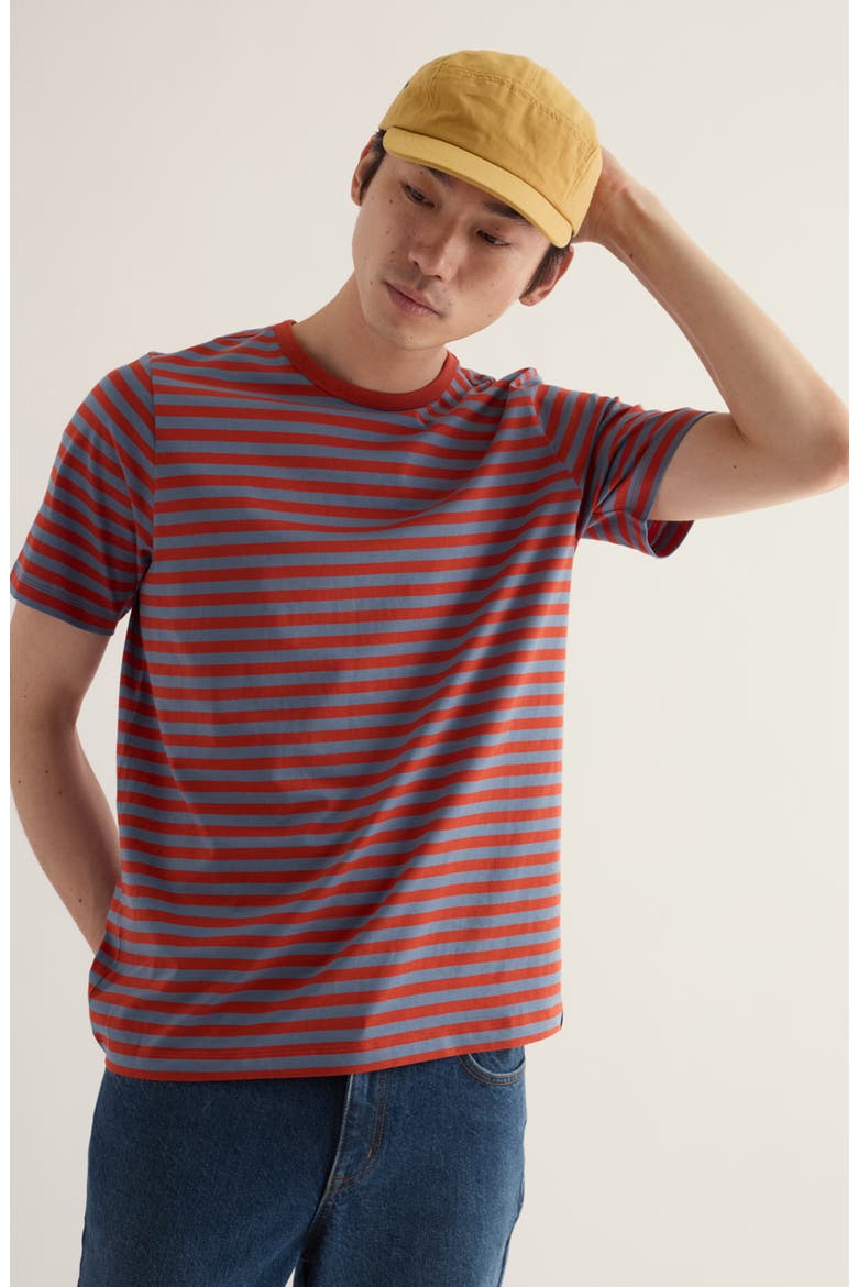Seven Seas Sailor Striped T-Shirt, Alternate, color, MINI CORNISH CINNAMON SLATE