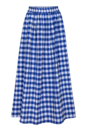 Untitled in Motion Alma Voluminous Plaid Maxi Skirt