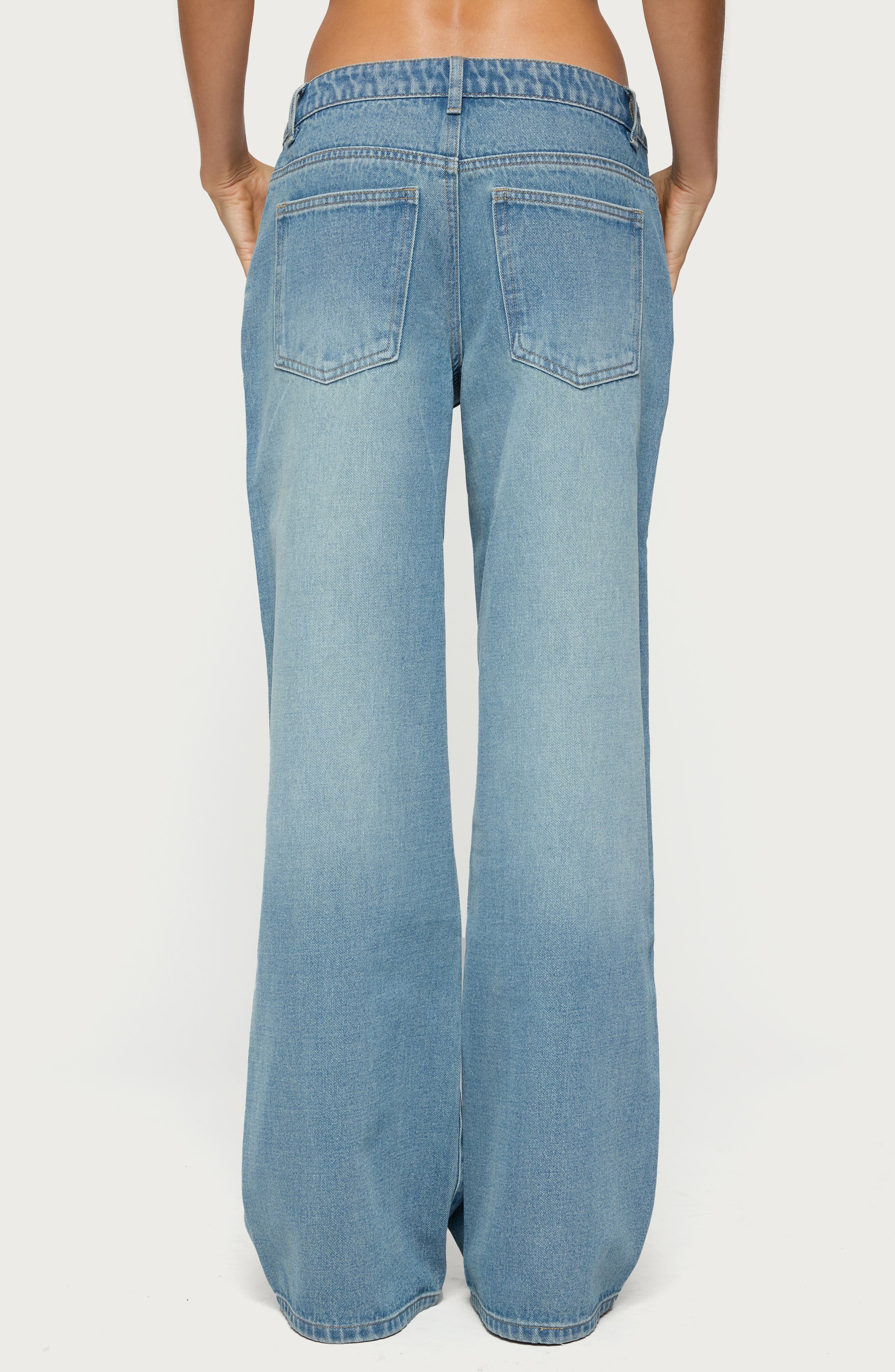 Raelynn Washed Wide Leg Jeans - image 2