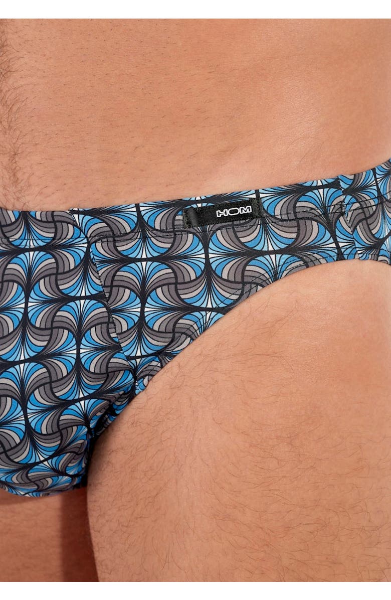 HOM Aloys Comfort Micro Briefs, Alternate, color, Dark Grey Print