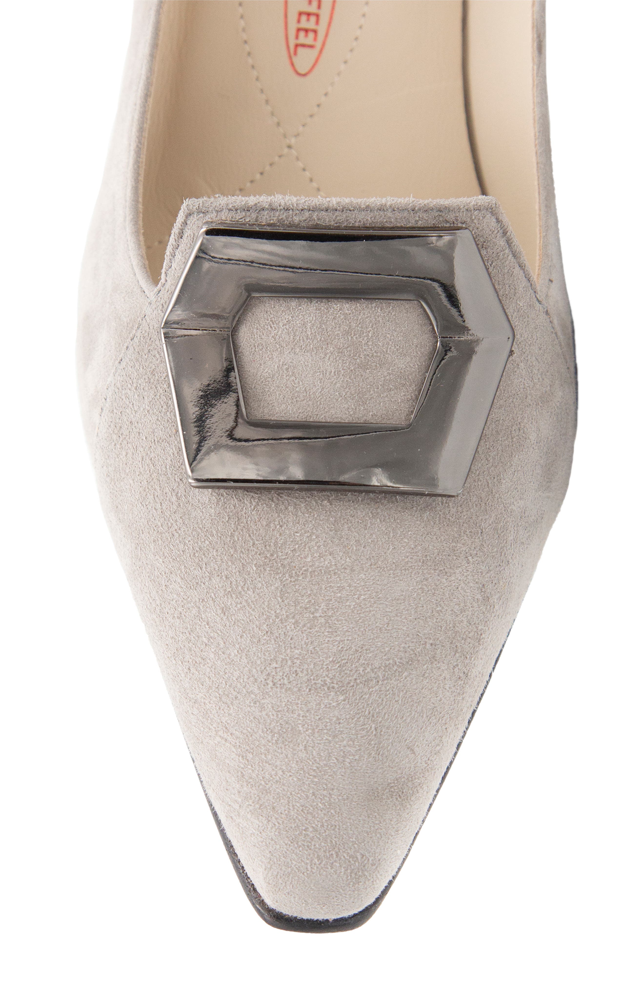 Istrice Pointed Toe Pump, Alternate, color, LIGHT GREY CASHMERE