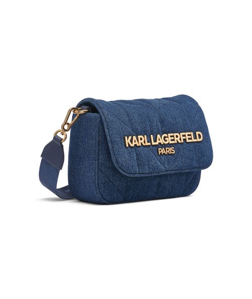 Karl Lagerfeld Paris Voyage Crossbody In Blue