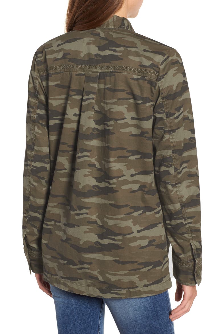 Utility Jacket, Alternate, color, OLIVE CAMO PRINT