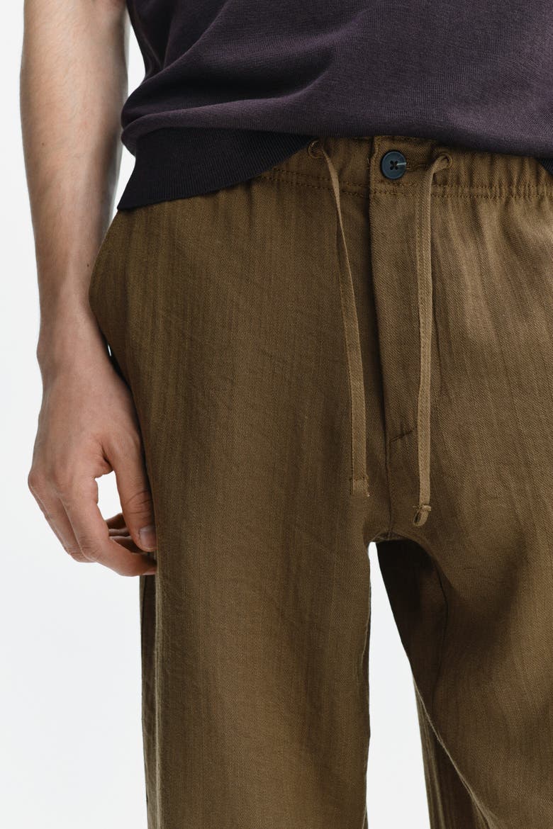 Relaxed Fit Trousers, Alternate, color, Dark khaki green