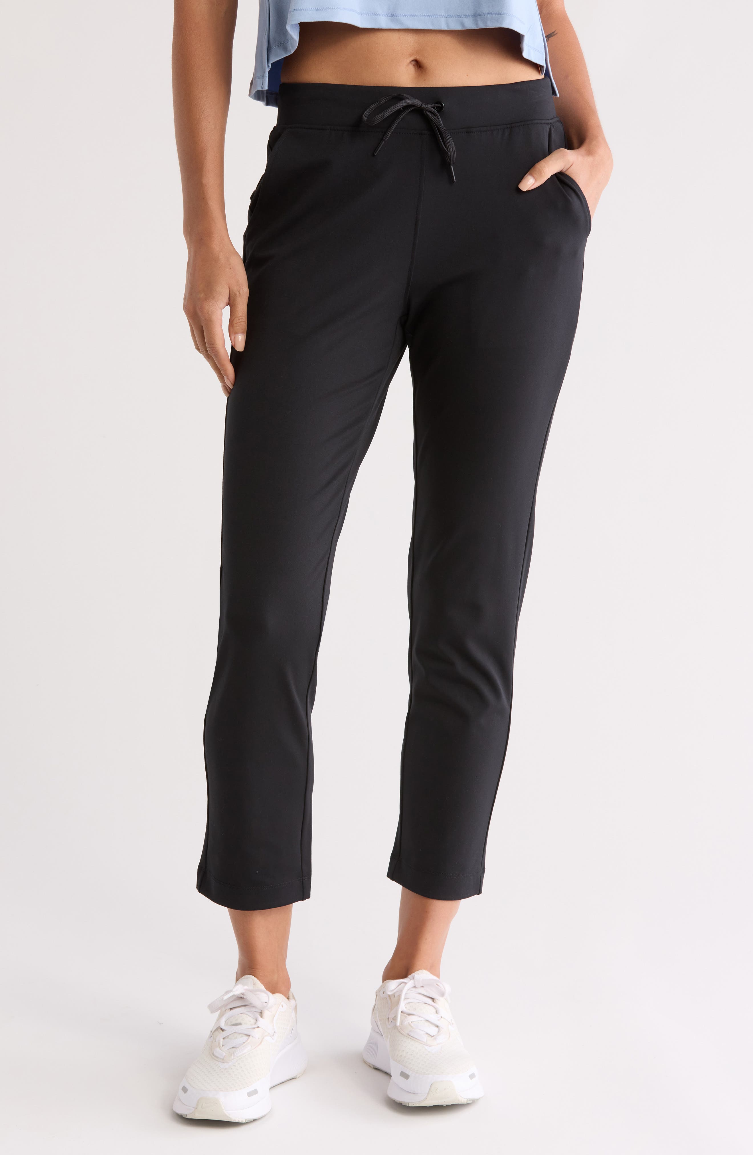 YOGALICIOUS Lux Side Pocket Straight Leg Joggers