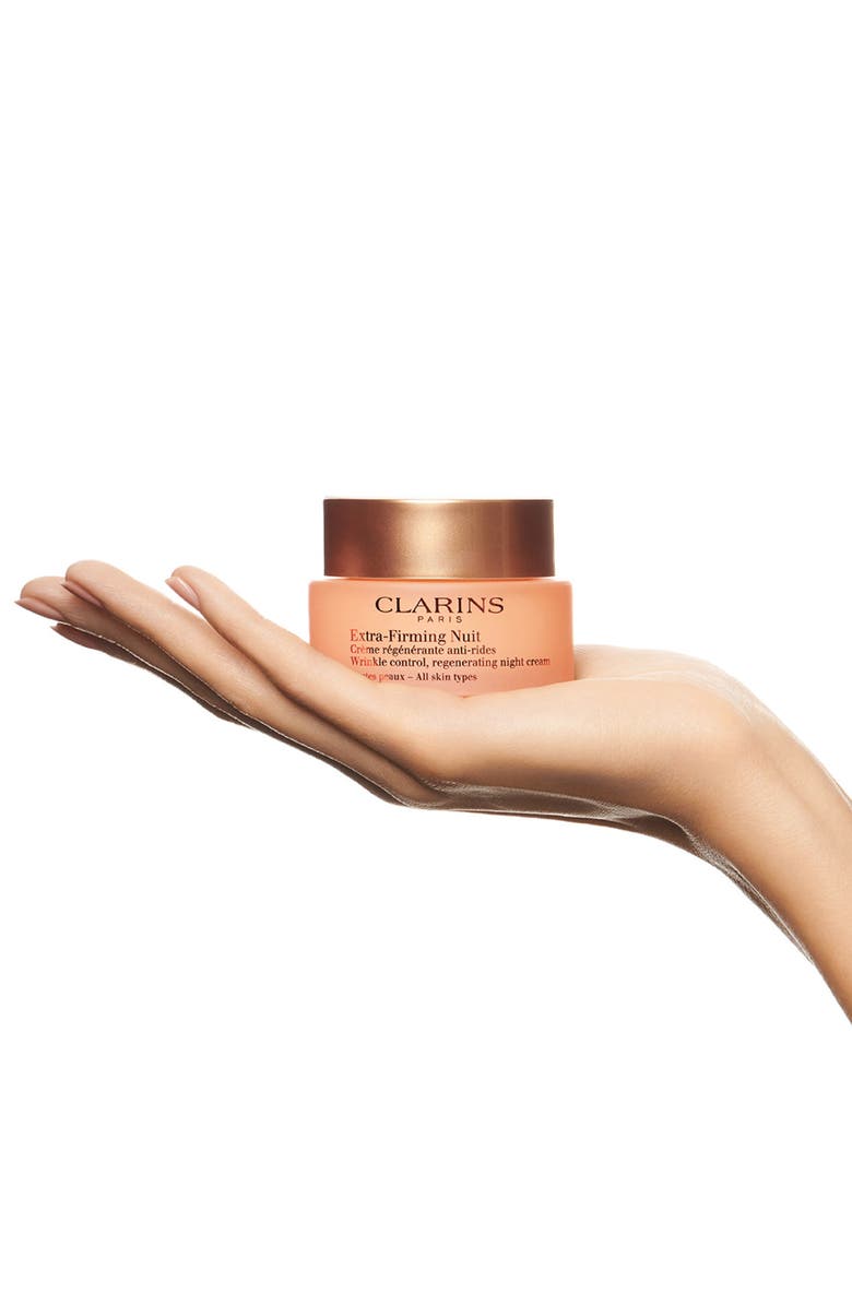 Clarins Extra-Firming Wrinkle Control Regenerating Night Cream for All Skin Types, Alternate, color, 