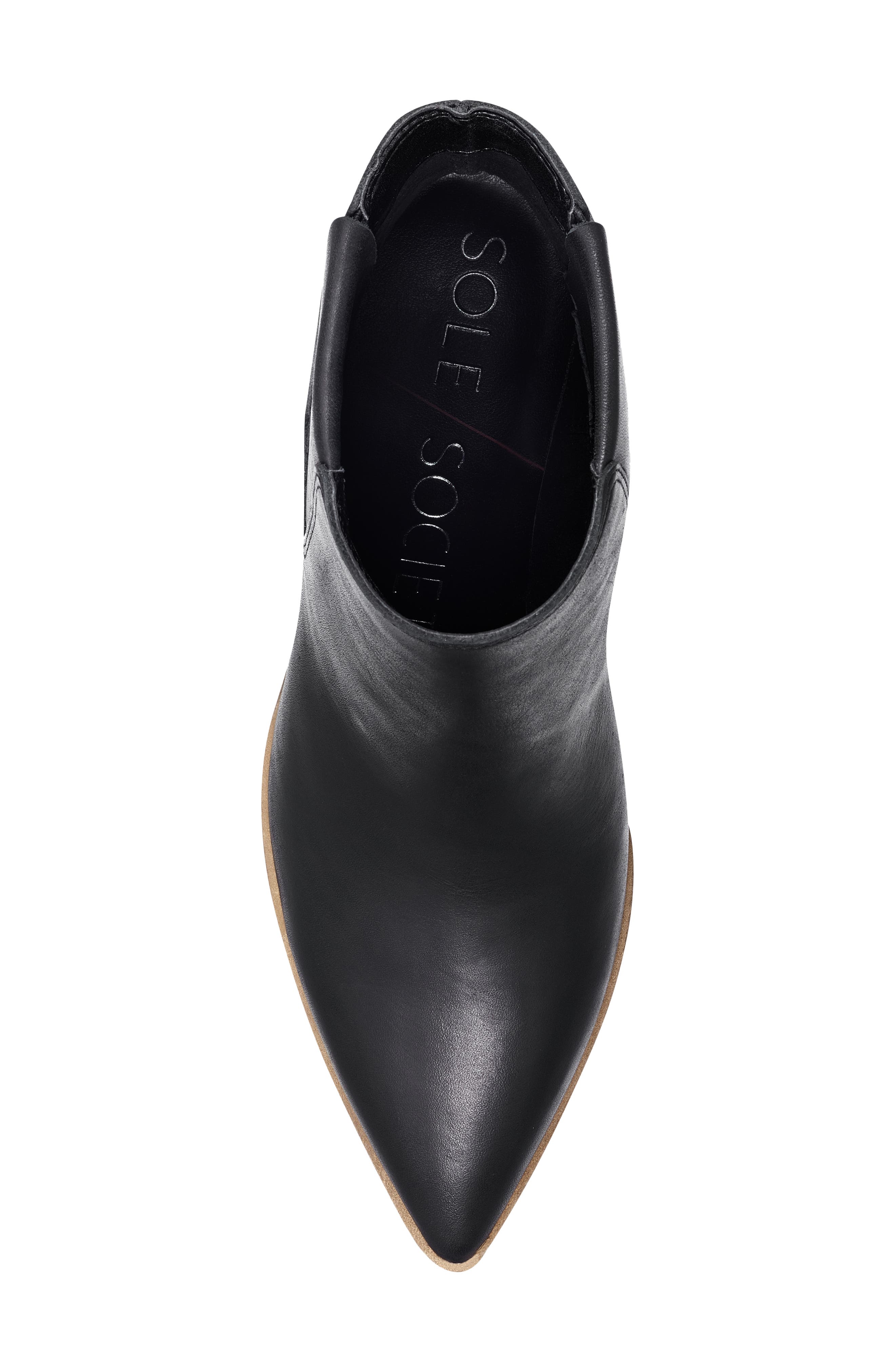 Sole Society Lolanna Pointed Toe Bootie, Alternate, color, 
