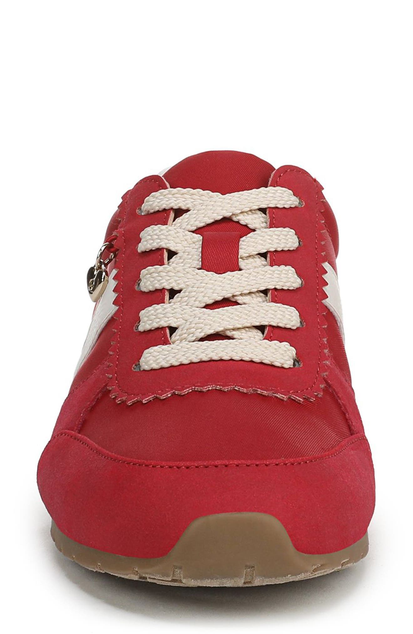 Fearless Charm Low Top Sneaker, Alternate, color, FIRE RED