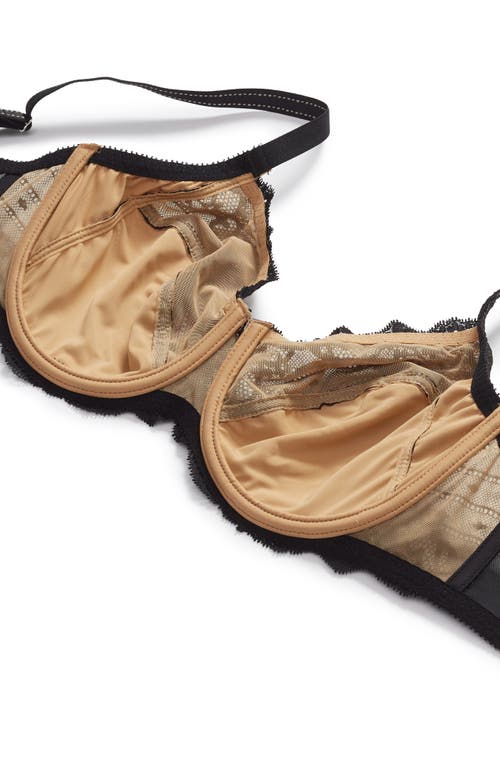 Chantelle Lingerie Rive Gauche Full Coverage Underwire Bra In Black