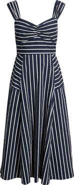 ZOE AND CLAIRE Mixed Stripe Sleeveless Sundress