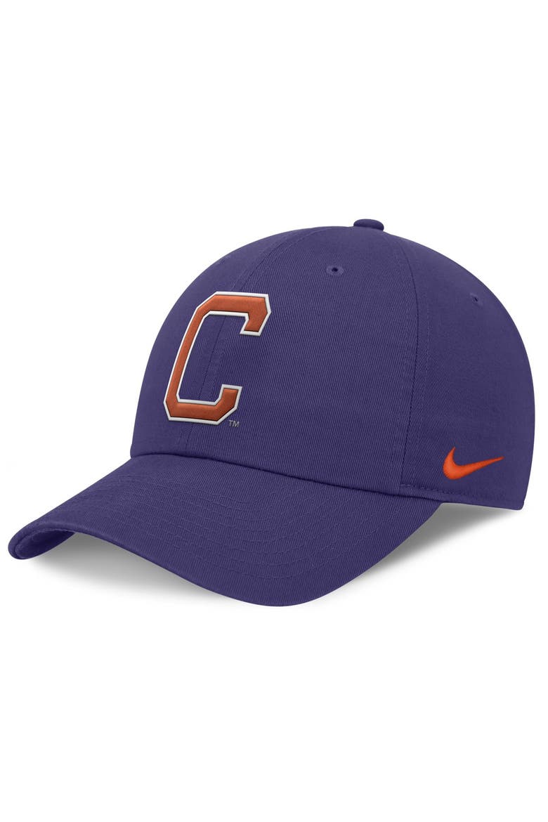Men's Nike Purple Clemson Tigers Club Dri-FIT Adjustable Hat, Main, color, Purple