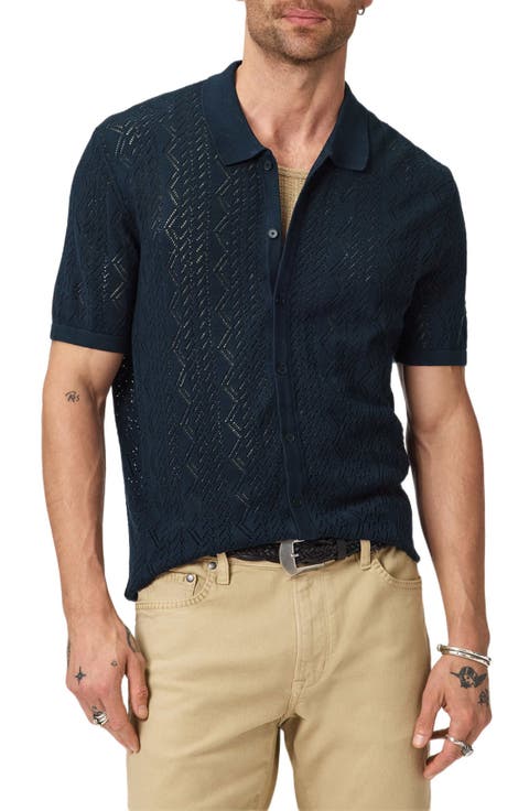Emil Pointelle Short Sleeve Caridgan