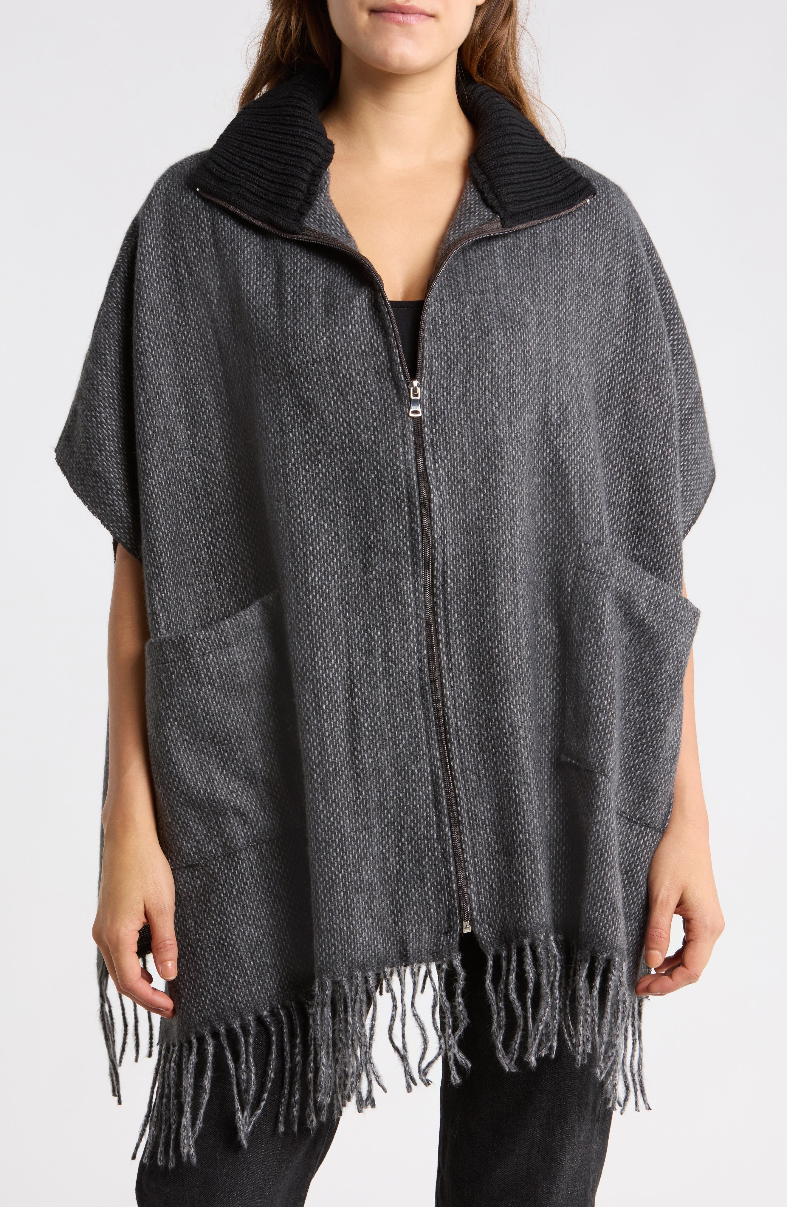 Zip-Up Ruana