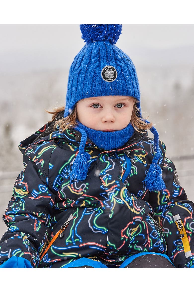 Kids Unisex Peruvian Knit Hat Navy, Alternate, color, Dress Blue