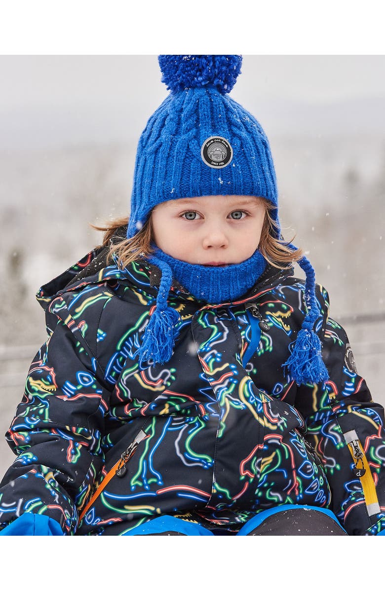 Deux par Deux Kids Unisex Peruvian Knit Hat Navy, Alternate, color,