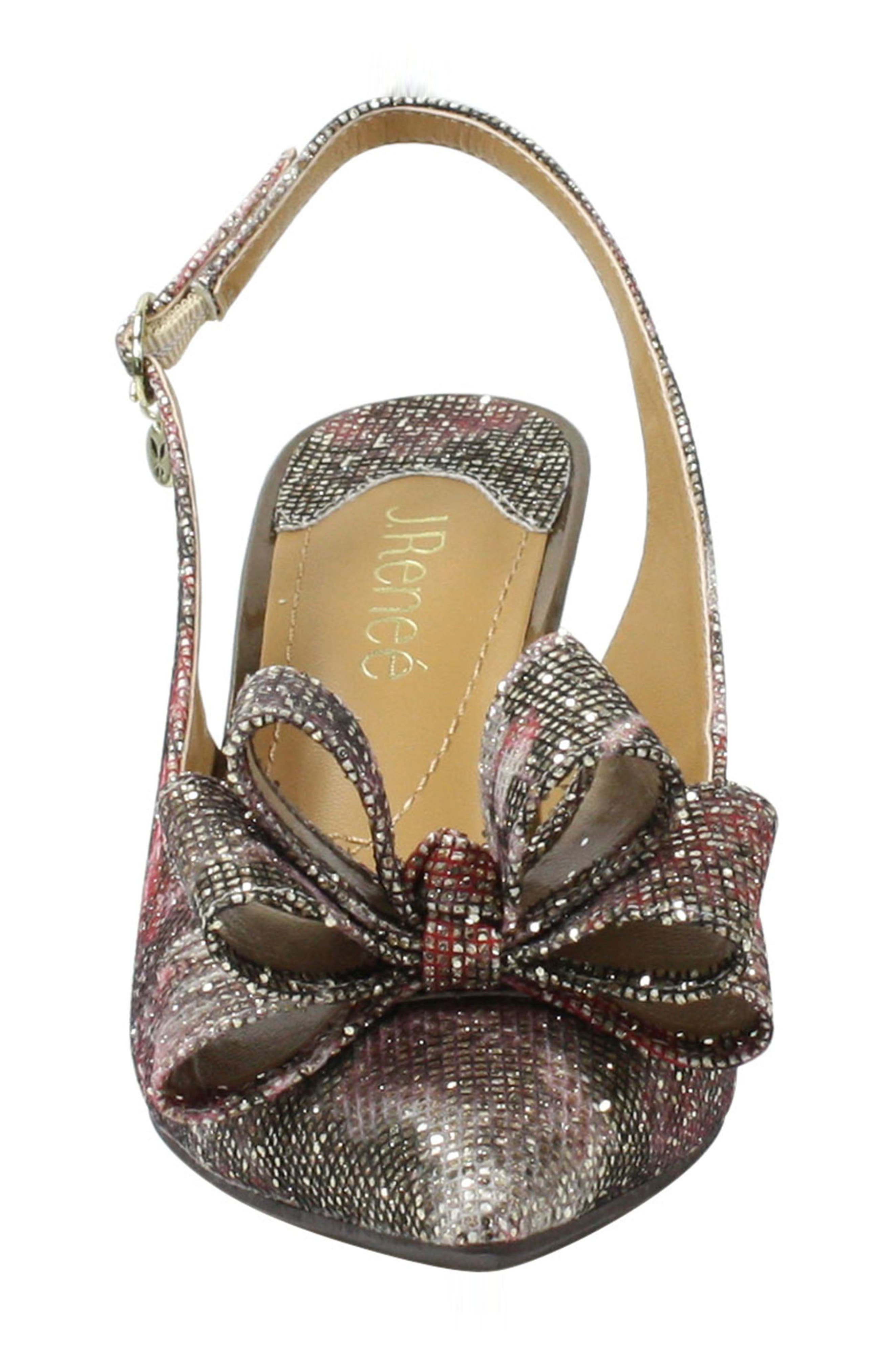 Gosalyne Slingback Pump, Alternate, color, BRONZE/ PINK FABRIC