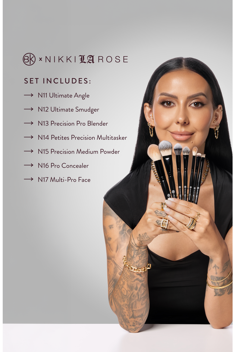 Nikki La Rose Pro Artist Brush Set, Alternate, color, Black
