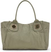MANGO Canvas Hobo Bag