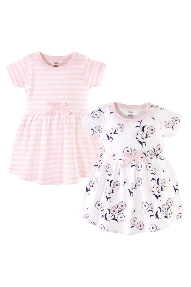 Organic Cotton Dresses Featuring Both Short and Long Sleeves, Main, color, Wild Flowers