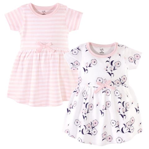 Organic Cotton Dresses Featuring Both Short and Long Sleeves (Baby)
