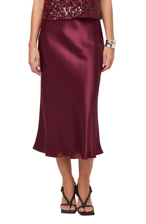 Mia Bias Midi Skirt