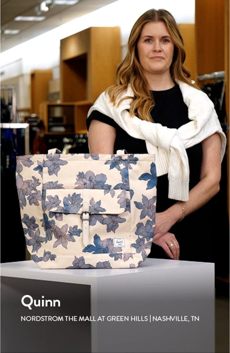 Retreat Recycled Polyester Tote, sales video thumbnail