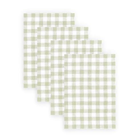 Linen Dinner Napkins - Gingham Check, 20" x 20"