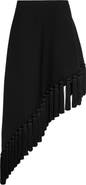 Alaïa Tassel Asymmetric Wool Skirt