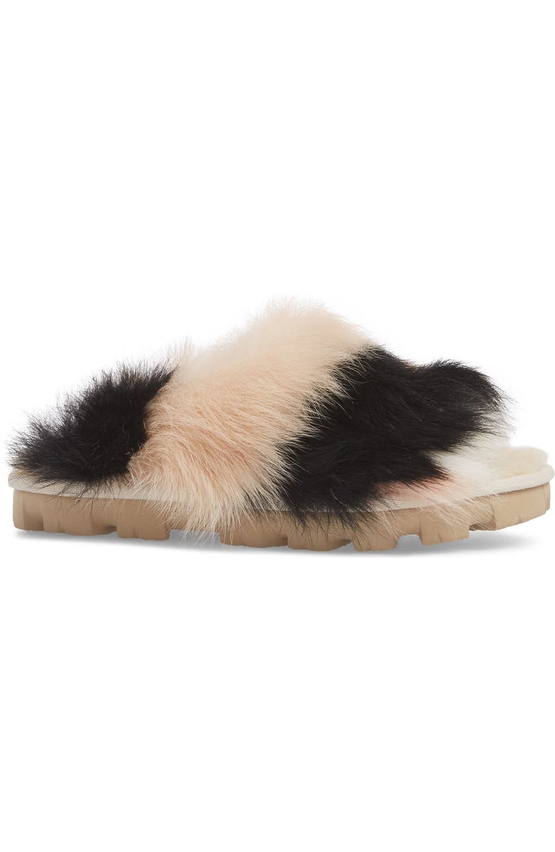 UGG<sup>®</sup> Shag It Crazy Genuine Toscana Shearling Slide Sandal, Alternate, color,