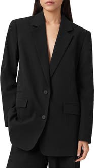 AllSaints Essen Stretch Cotton Blazer