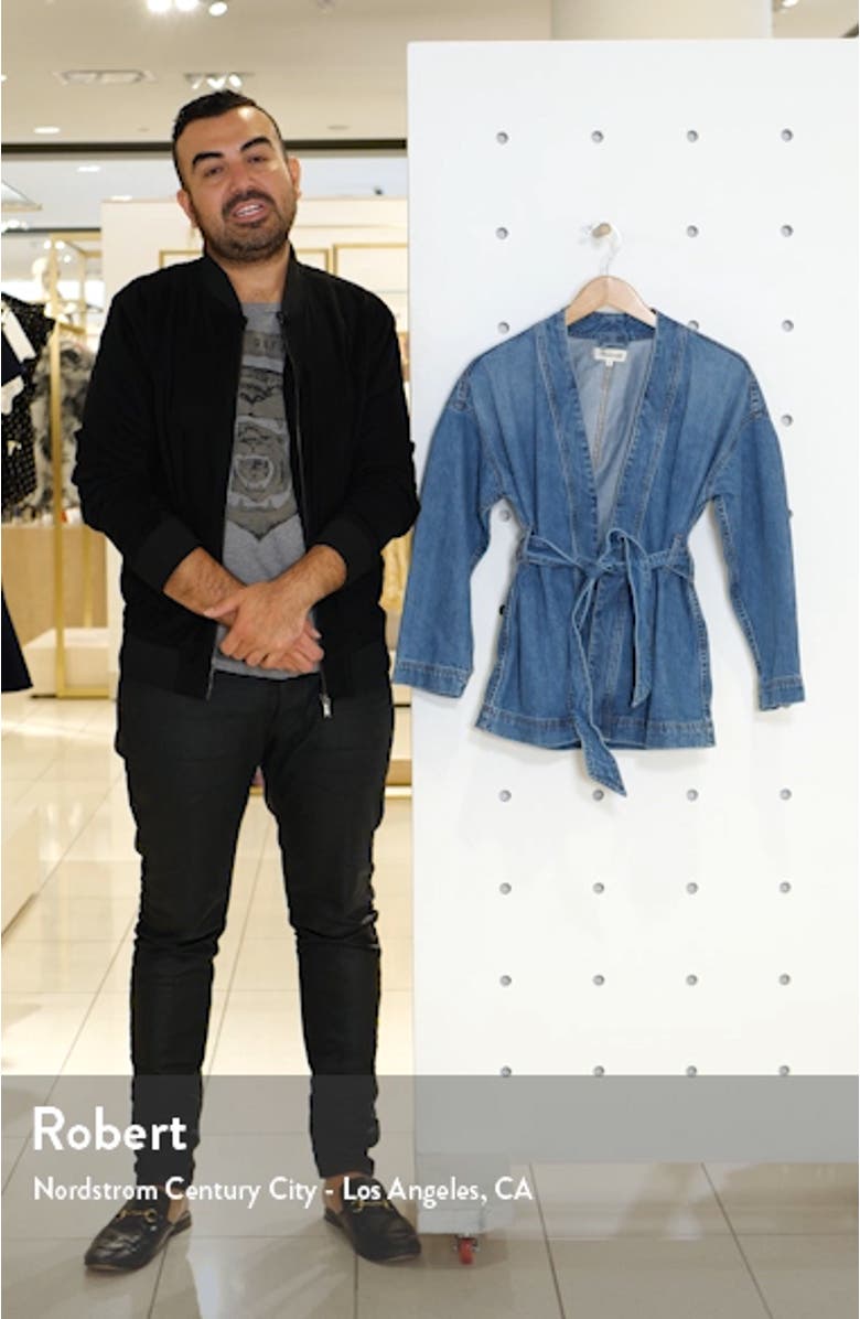 Denim Wrap Jacket, sales video thumbnail