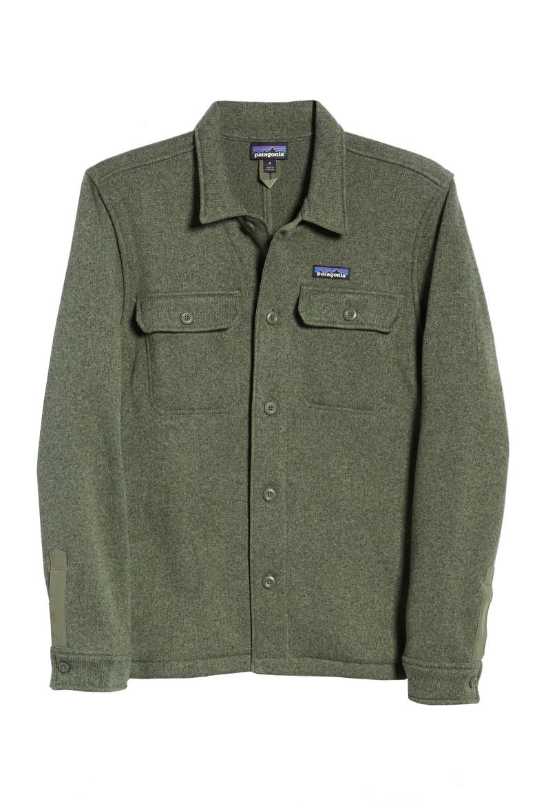 Better Sweater Fleece Shirt Jacket, Alternate, color, INDUSTRIAL GREEN