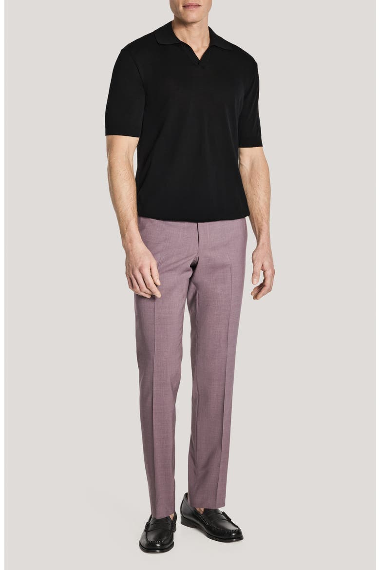 Johnny Collar Polo, Alternate, color, BLACK