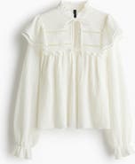 H&M Textured Jersey Blouse