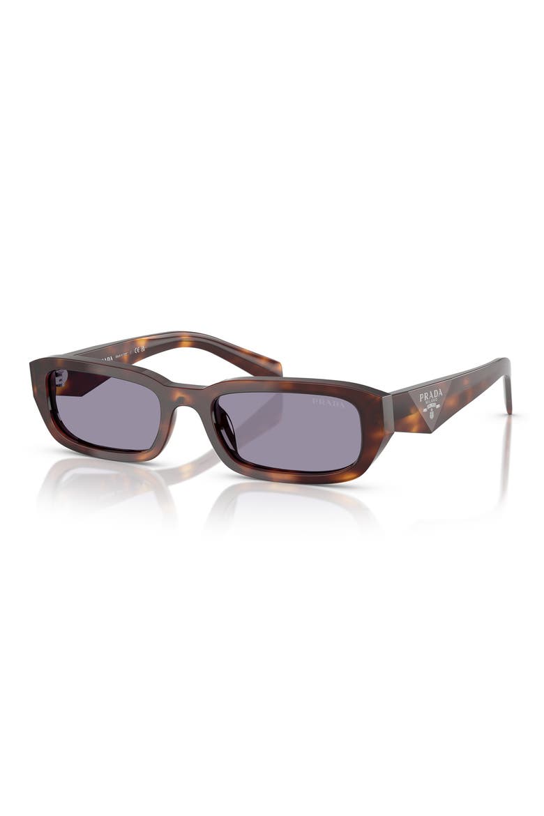 53mm Rectangular Sunglasses, Alternate, color, GREY