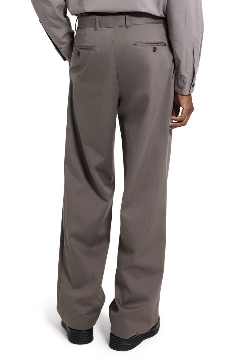 Relaxed Pleat in Moonsoft Cotton Blend Pants, Alternate, color, MOREL