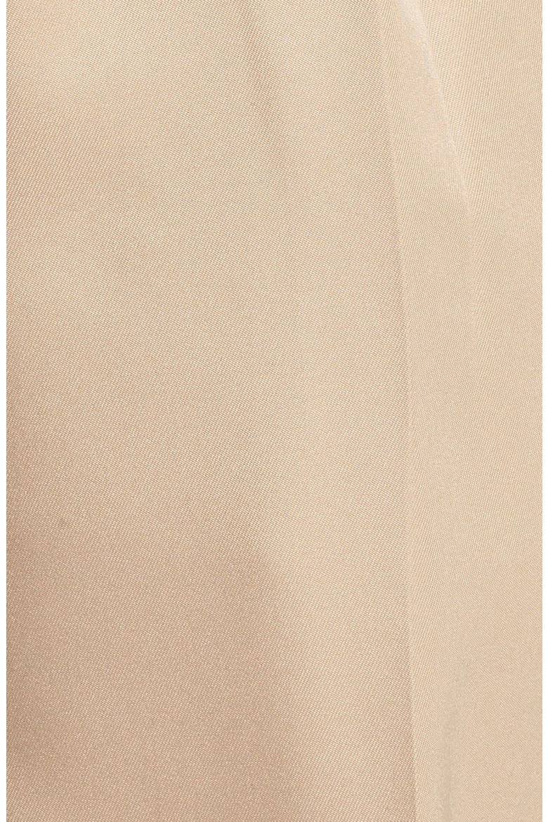 Self Sizer Waist Pleated Classic Fit Microfiber Trousers, Alternate, color, TAN