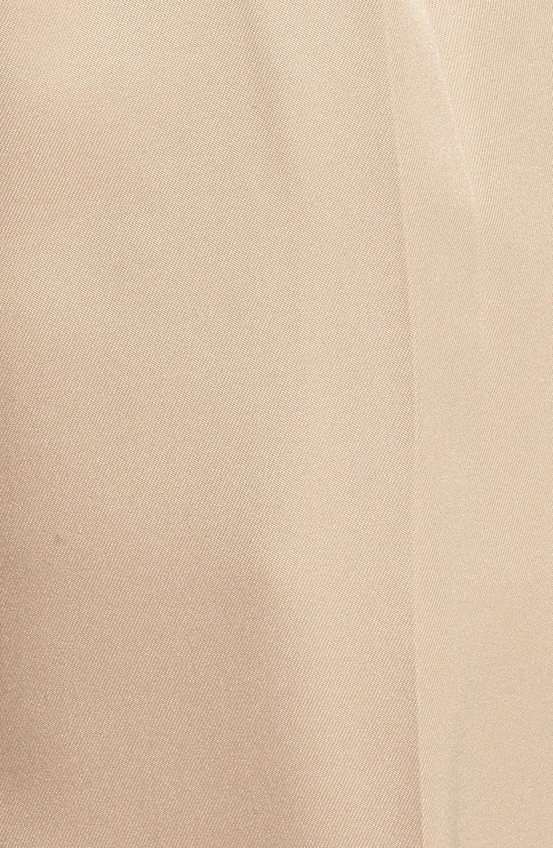 Berle Self Sizer Waist Pleated Classic Fit Microfiber Trousers, Alternate, color, Tan