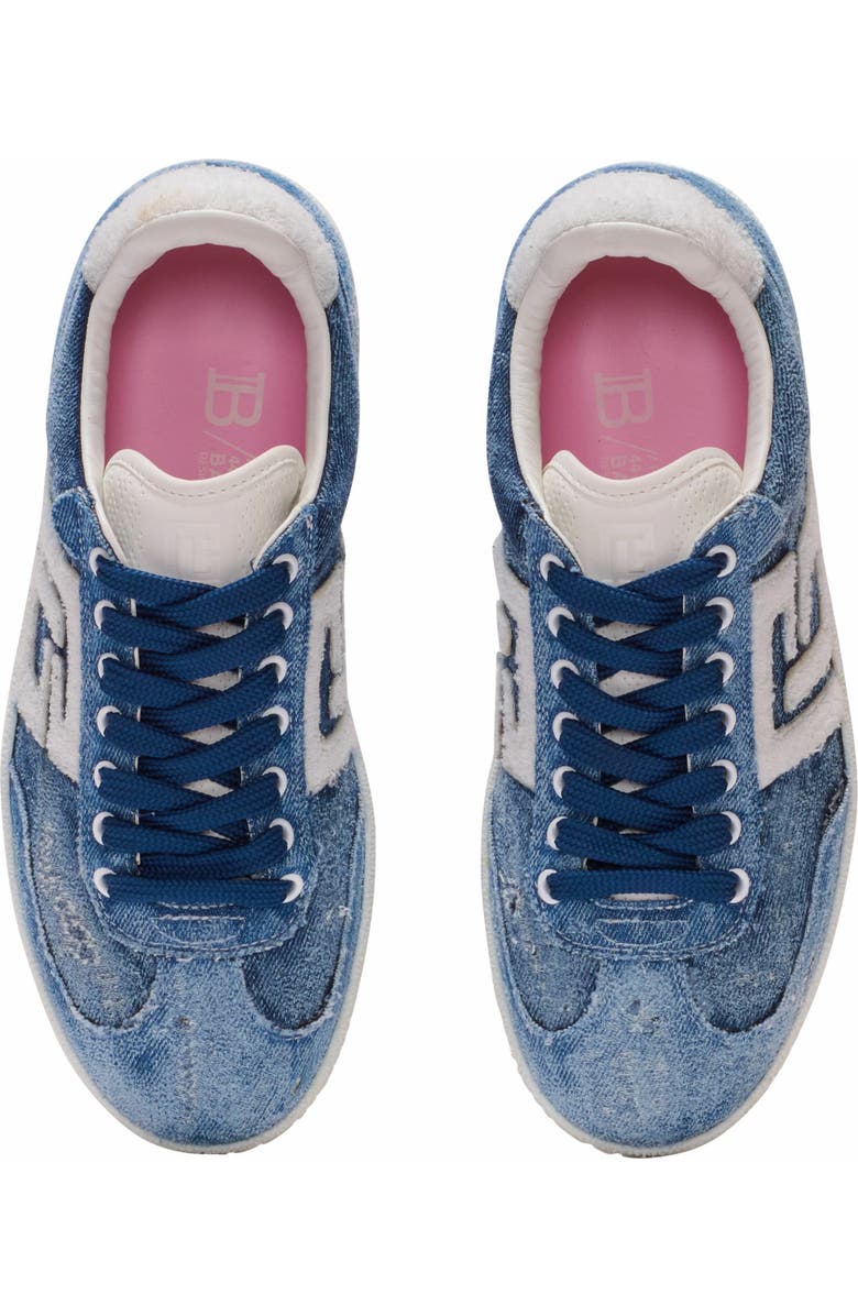 Balmain Denim Balmain Swan Trainers, Alternate, color, Blue