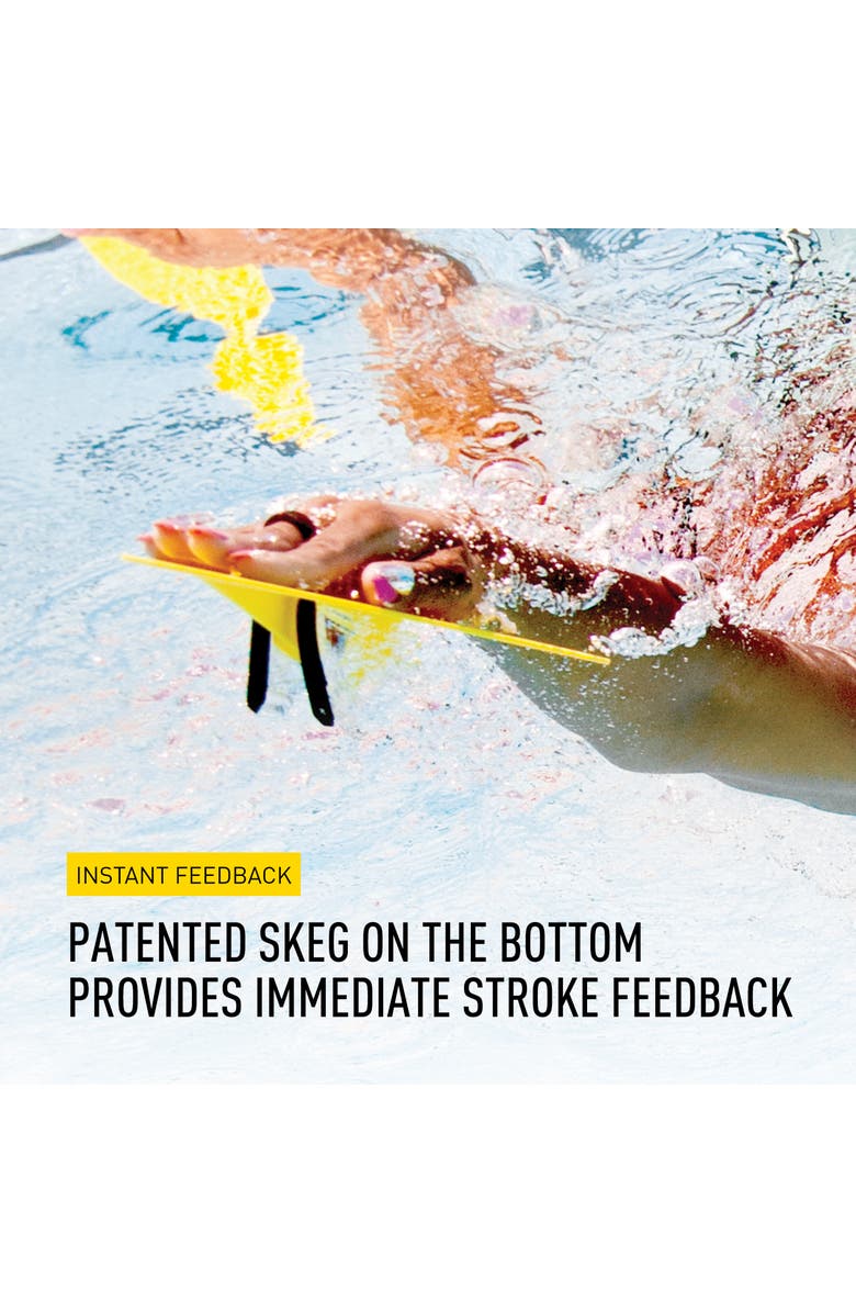 FINIS Freestyler Hand Paddles Freestyle Swim Training Aid Improves Stroke Technique, Alternate, color, Yellow