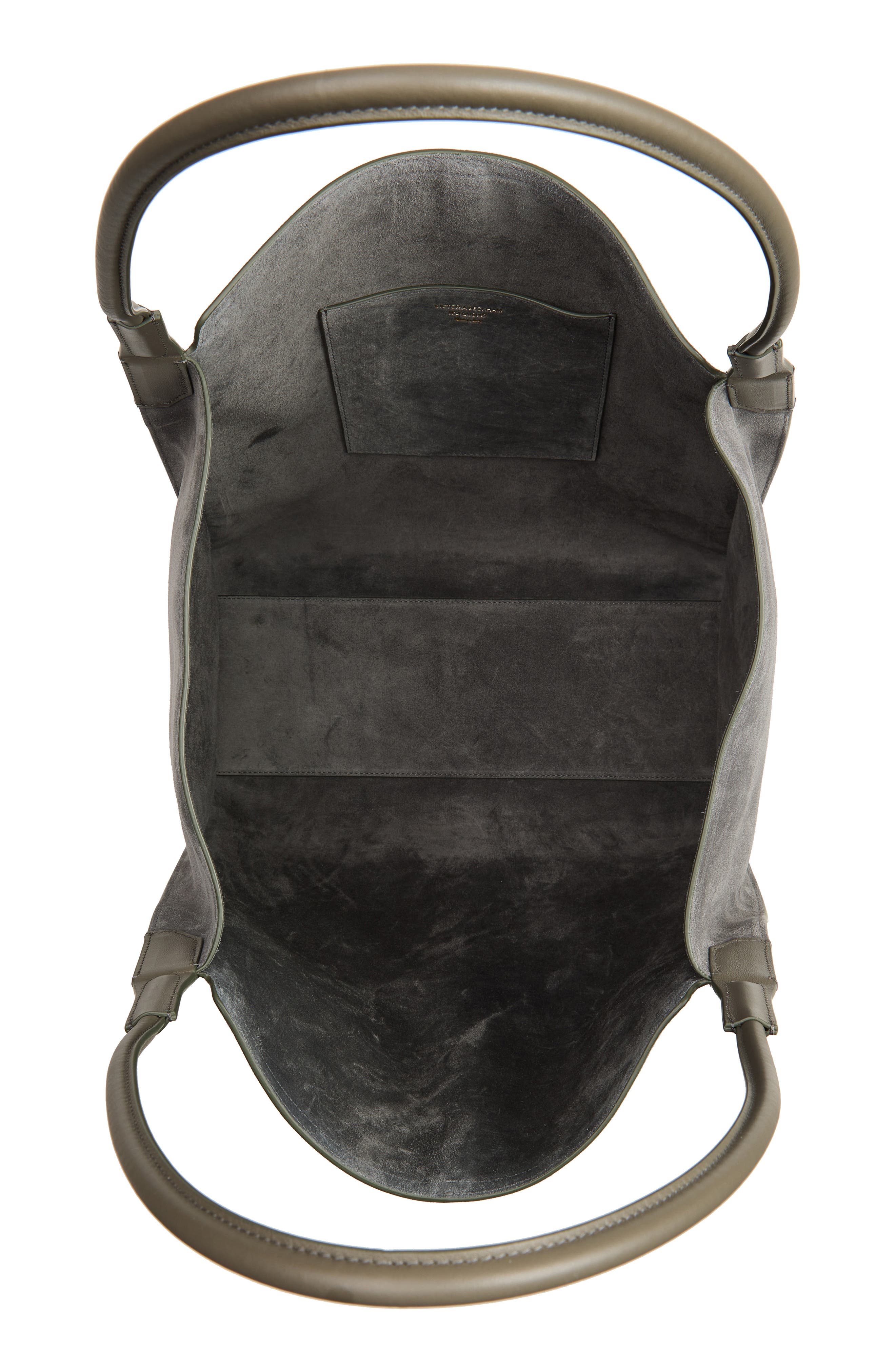 Victoria Beckham Victoria Sue Suede Tote, Alternate, color, Pebble Grey