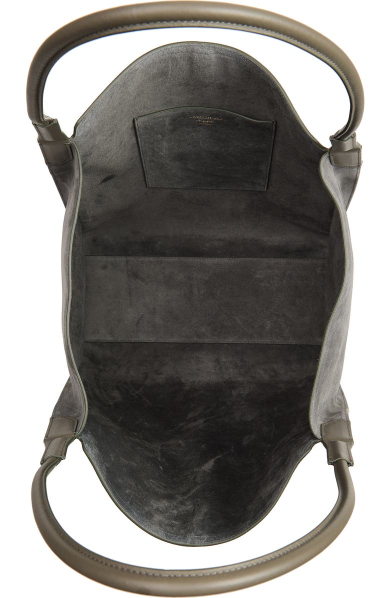 Victoria Beckham Victoria Sue Suede Tote, Alternate, color, Pebble Grey