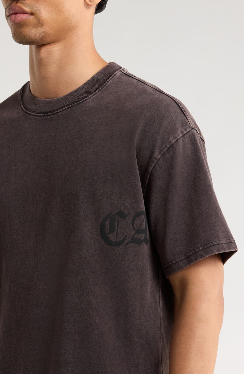 PacSun Stone Cotton Graphic T-Shirt, Alternate, color, Black