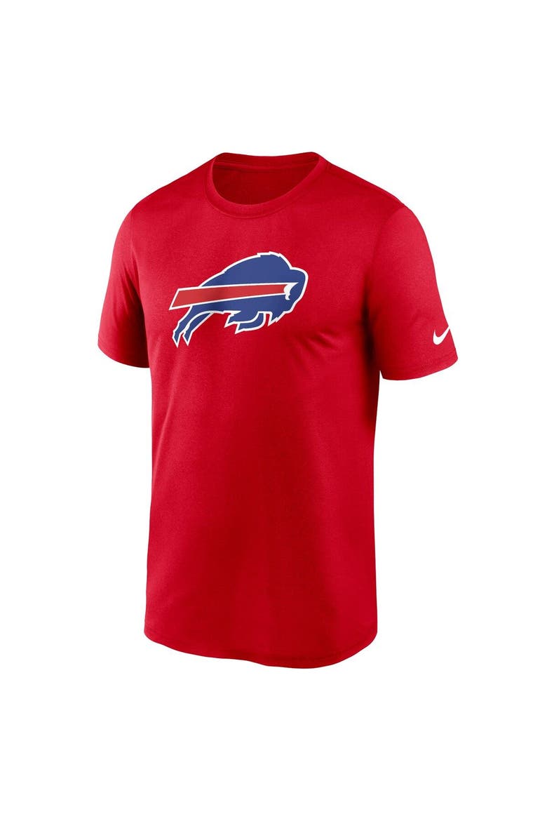 Men's Nike  Red Buffalo Bills Legend Logo Performance T-Shirt, Alternate, color, Red