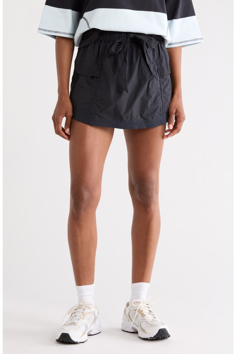 In The Wild Skort, Main, color, BLACK