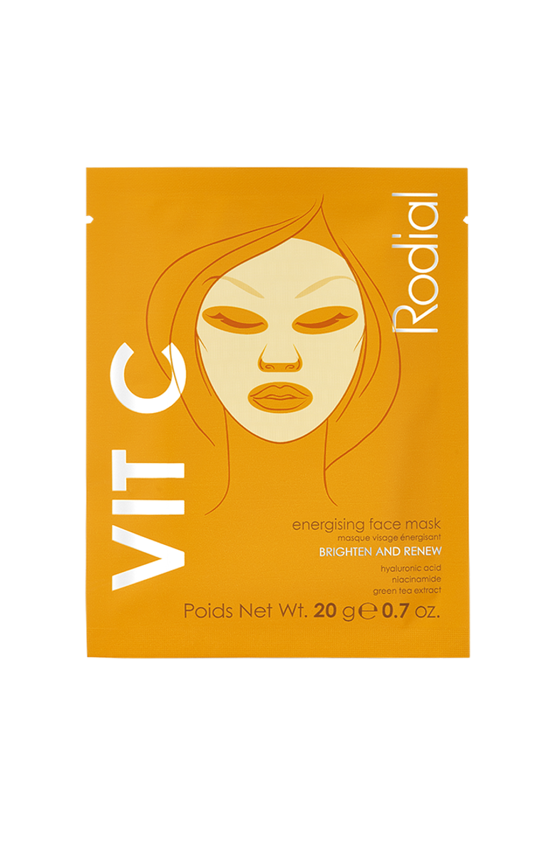 Rodial Vit C Energising Sheet Mask Individual Sachet, Main, color, NO COLOR