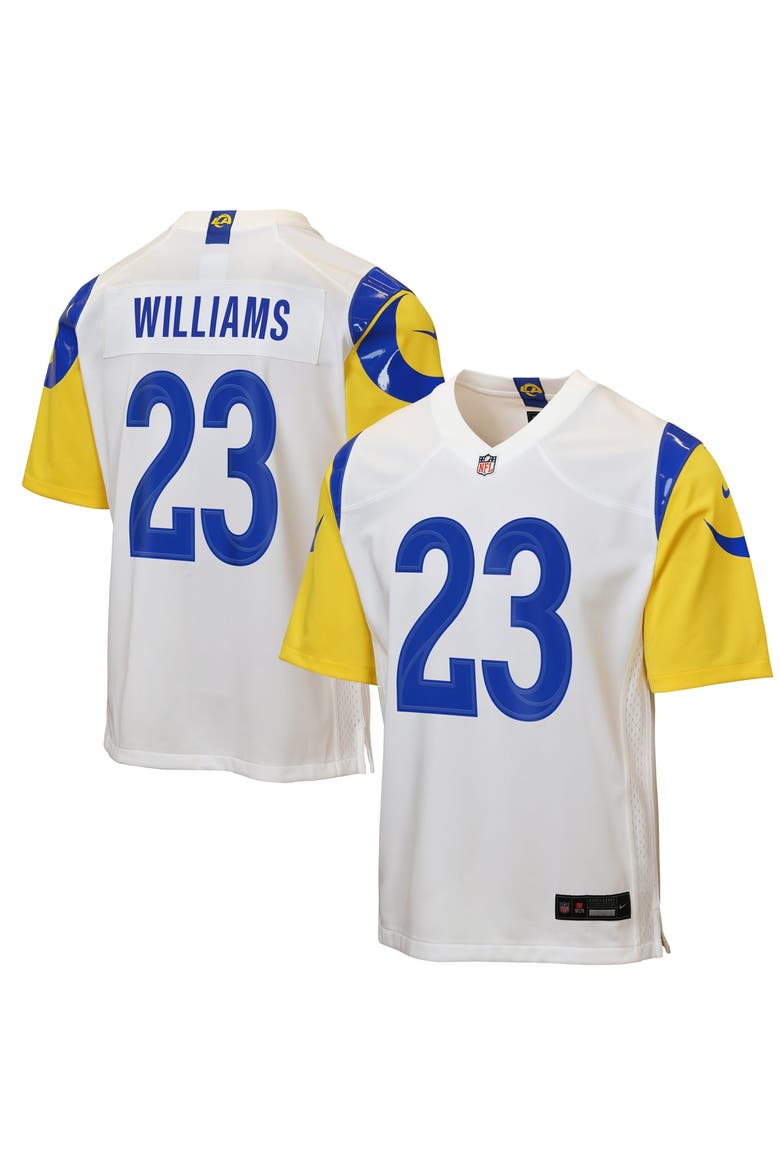 Youth Nike Kyren Williams White Los Angeles Rams Game Jersey, Main, color, White