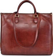 OLD TREND Clivia Genuine Leather Structured Carryall Tote