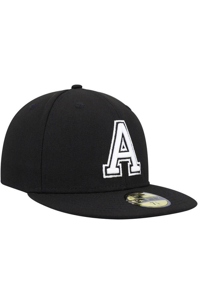 New Era Men's New Era Army Black Knights Black & White 59FIFTY Fitted Hat, Alternate, color, 